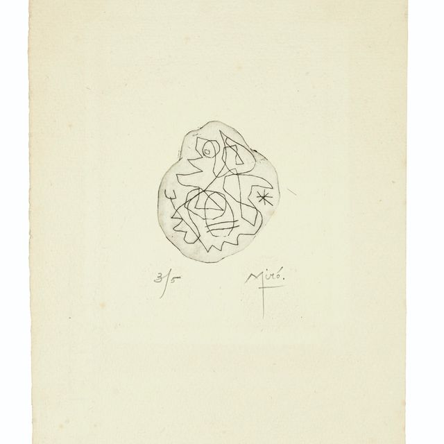 Joan Miró — Ноус Эйвонс : одна тарелка