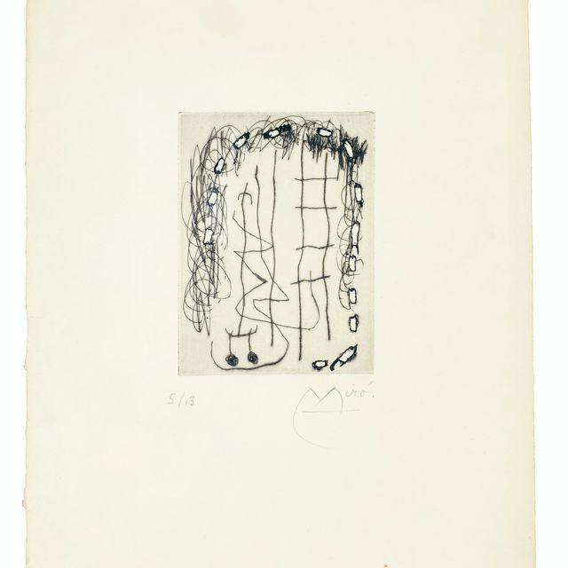 Joan Miró — Без названия, от Flux de l'aimant