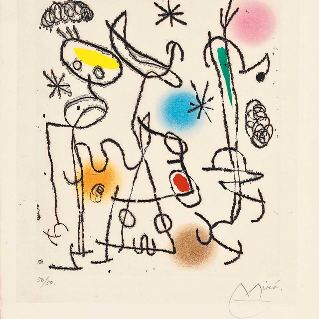 Joan Miró — Условно-досрочное освобождение третьего уровня (Дюпен 446; Крамер Букс 116)