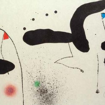 Joan Miró — Одна тарелка, от Le Marteau sans Maitre (950 г. в.; 216 книг по истории)