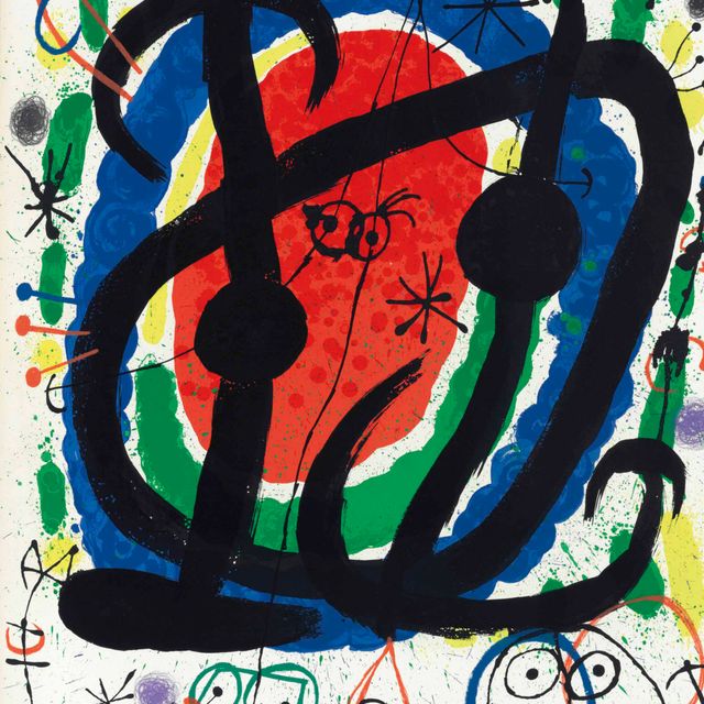 Joan Miró — Картонные коробки: одна тарелка
