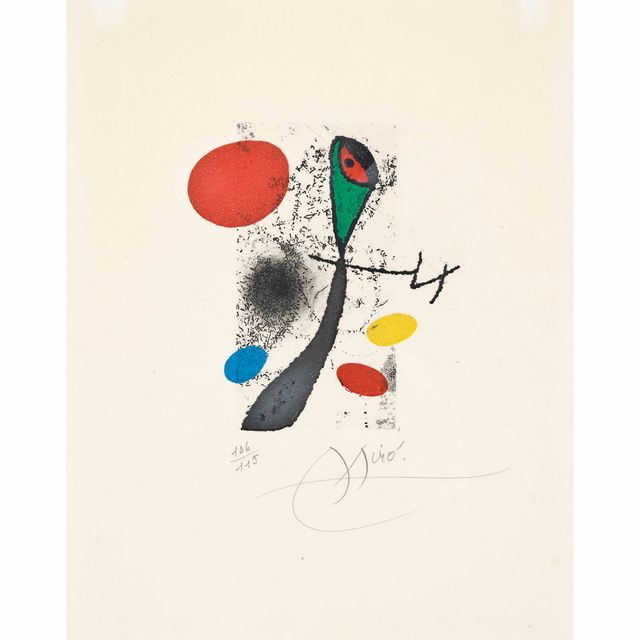 Joan Miró — Аромат пармезана из роз: одна тарелка (Дюпен, II, 546; см. книги Крамера, 149)