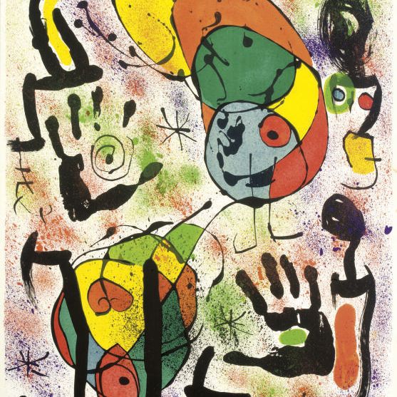 Joan Miró — Фото 6, из Les Voyants (Mourlot 666)