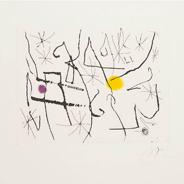 Joan Miró — Кантик-дель-Соль: Одна тарелка (D. 843; см. C. books 196)