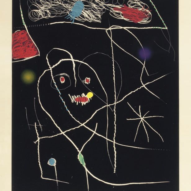 Joan Miró — Эль-Пи-де-Форментор : одна тарелка (д. 942; см. С. 217)
