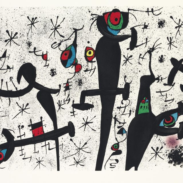 Joan Miró — Подарок для Джоан Пратс : одна тарелка (M. 731)