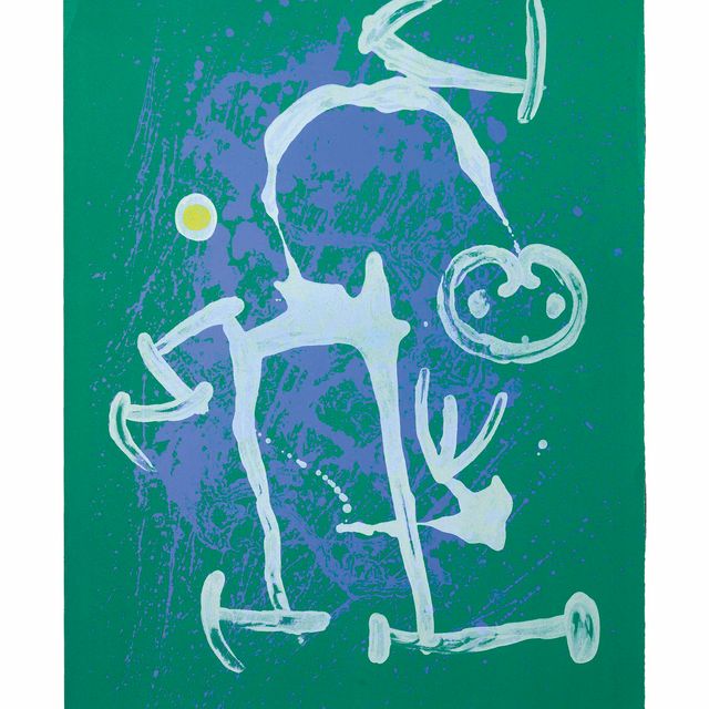 Joan Miró — Неграмотные - сине-белые