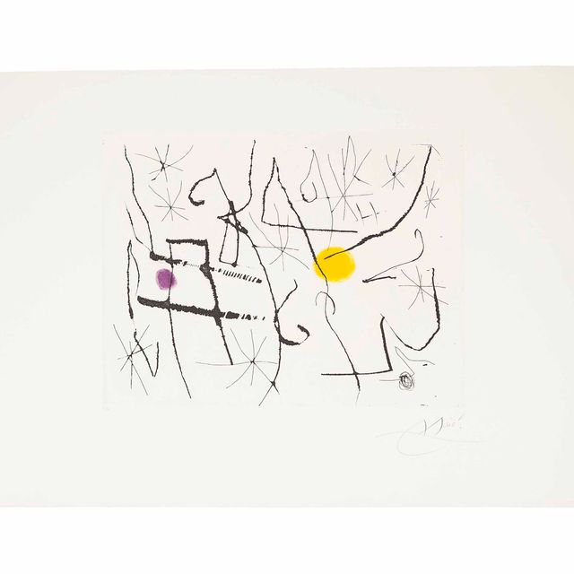 Joan Miró — Кантик-дель-Соль: Одна тарелка (Дюпен 843; смотрите книги Крамера 196)