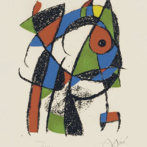 Joan Miró — Литографии Жоана Миро II: одна пластина (M. 1037; см. C. books 198)