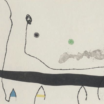 Joan Miró — "Марто без мастера" : одна тарелка (артикул 966; см. C. books 216)