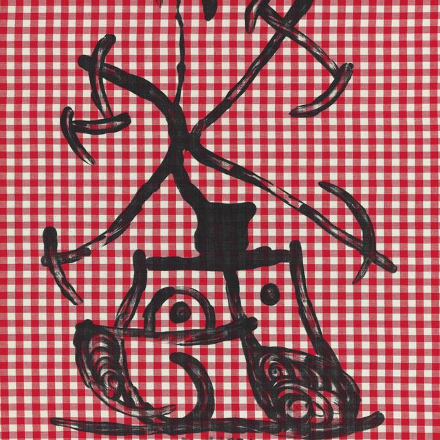 Joan Miró — Дама, играющая в шашки