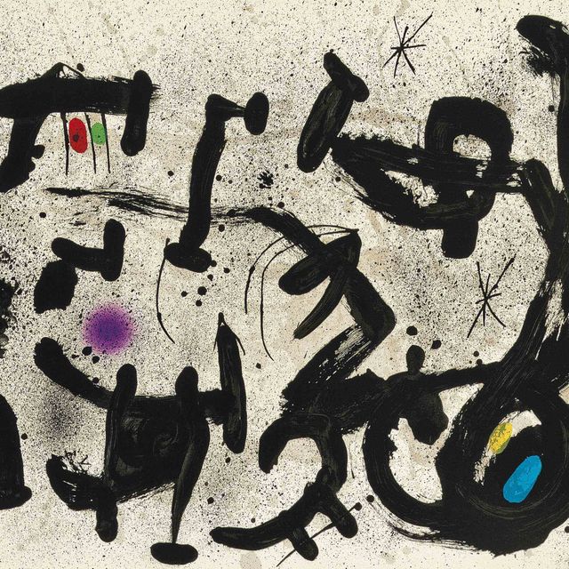 Joan Miró — Одна тарелка из коллекции Homenatge Джоан Пратс (Мурло, 1022-1034)