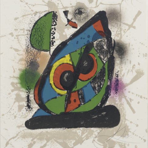 Joan Miró — Литографии Жоана Миро IV : одна пластина (M. 1256; см. C. books 249)
