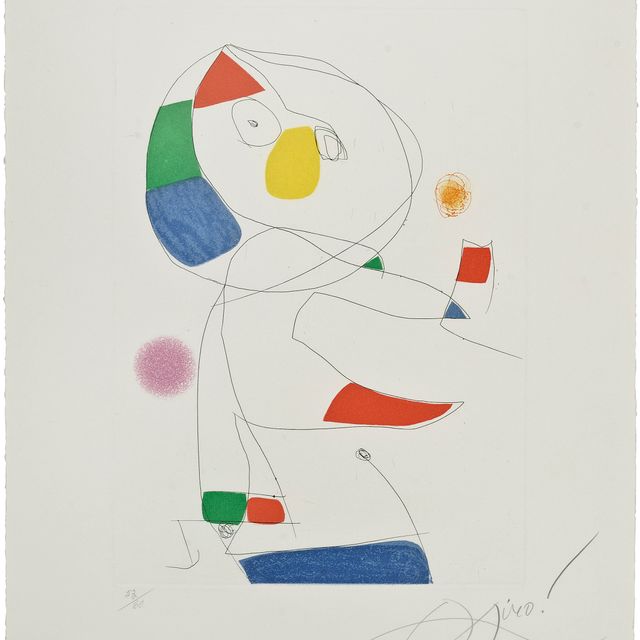 Joan Miró — Одна тарелка от: Hommage à San Lazzaro
