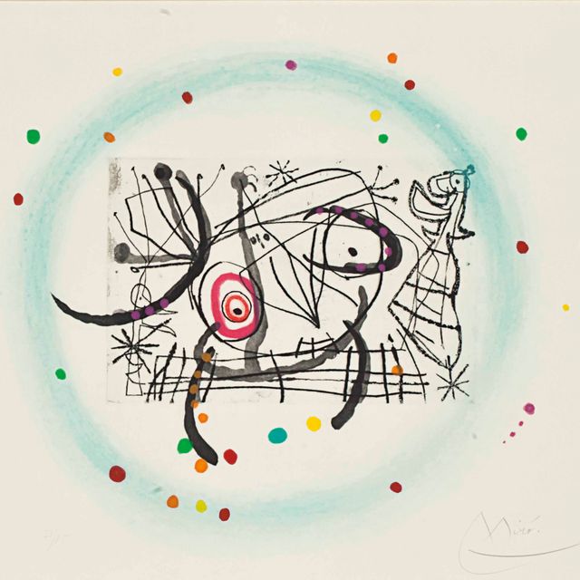 Joan Miró — Трещины: один отпечаток