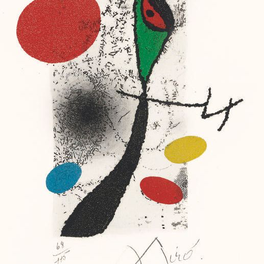 Joan Miró — Пармезан из роз : одна тарелка (D. 546)