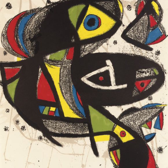 Joan Miró — Афиша Музея сопротивления Сальвадора Альенде (M. 1227)