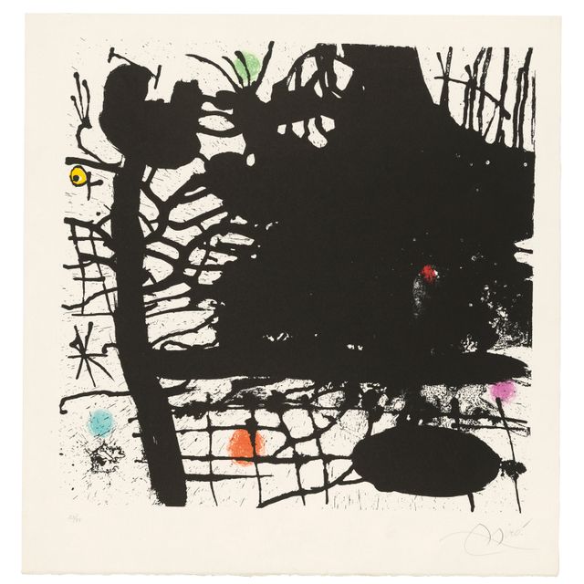 Joan Miró — Ночной тентаклер
