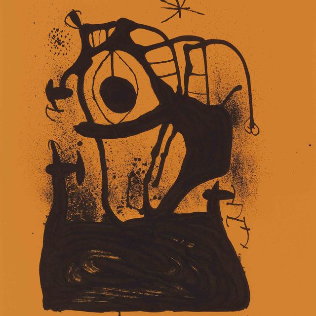 Joan Miró — Гипнотизер - Апельсиновый (M. 600)