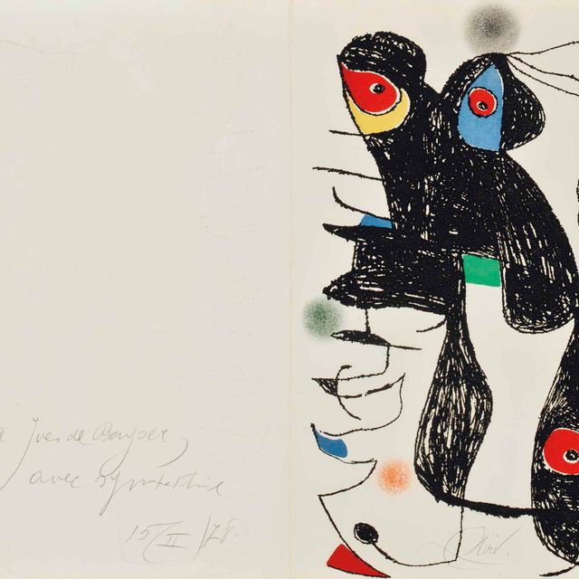 Joan Miró — Условно-досрочное освобождение Пеинтес против