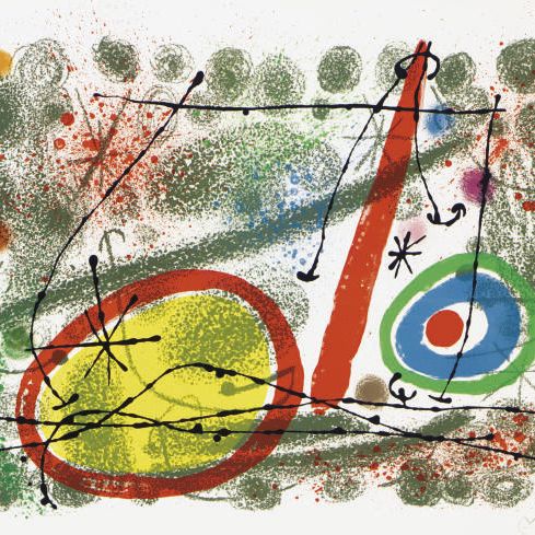Joan Miró — Картонные коробки: одна пластина (M. 453; см. C. books 103)