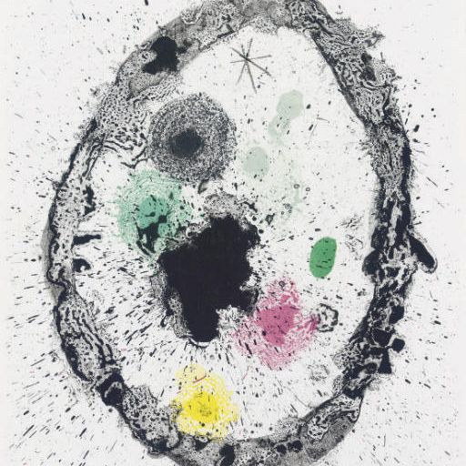 Joan Miró — Для работы в саду : одна тарелка (номер 381; см. C. books 85)
