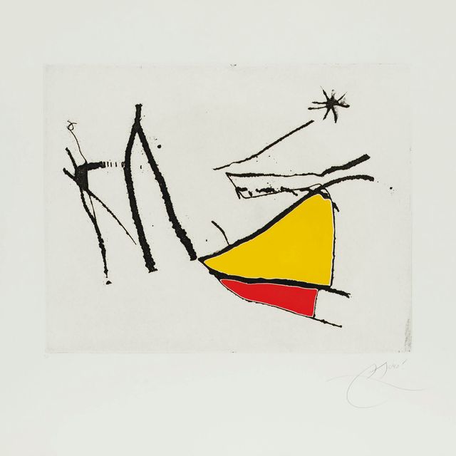 Joan Miró — Кантик-дель-Соль: Одна тарелка (D. 860; см. C. books 196)