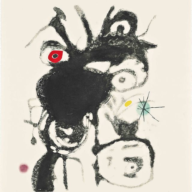 Joan Miró — Одна тарелка, от: Espriu-Miró