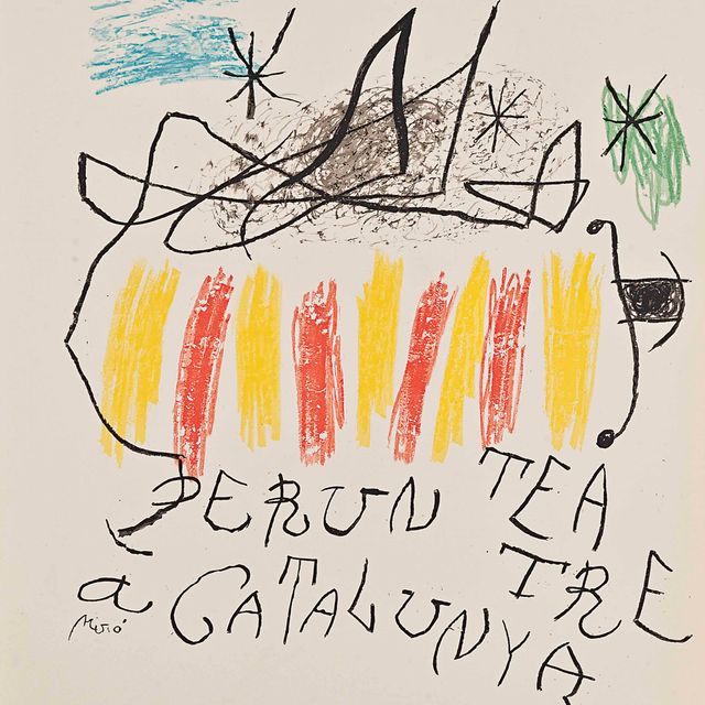 Joan Miró — В театре Каталонии