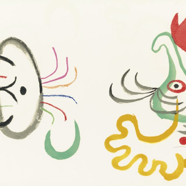 Joan Miró — Любовь к Юбю: одна тарелка (M. 1002; см. C. books 204)