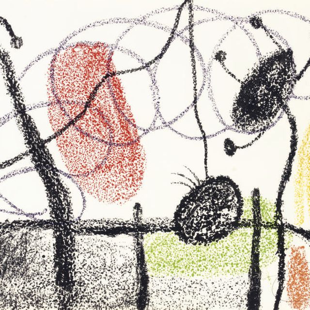 Joan Miró — Альбом 21 : одна пластинка (M. 1144; см. C. books 241)