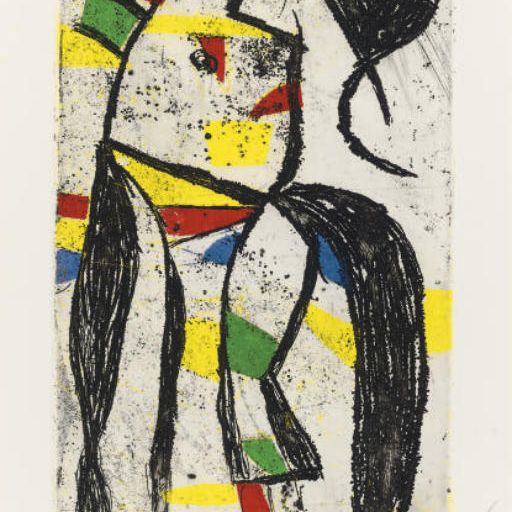 Joan Miró — Рубан : одна пластина (д. 1172; см. C. books 250)