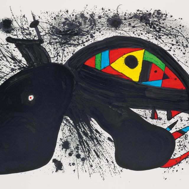 Joan Miró — Пейсанн в колье (M. 1267)