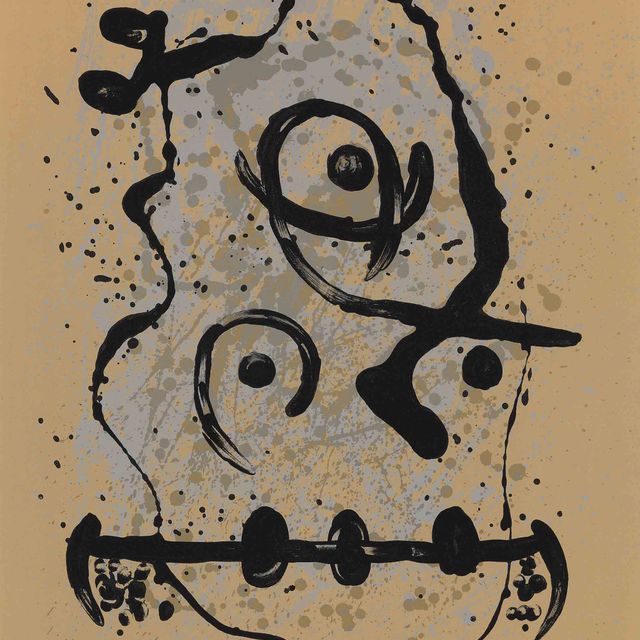 Joan Miró — Человек-полиглот-соболь (M. 604)