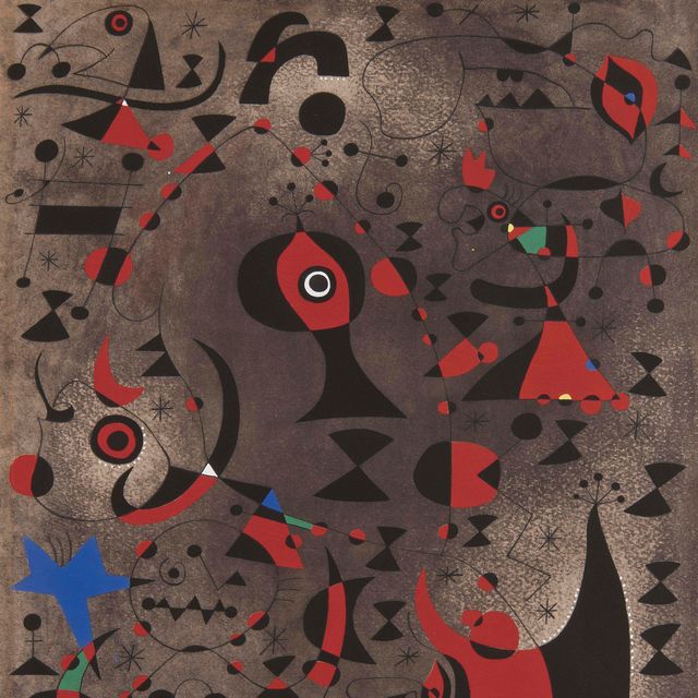 Joan Miró — Версия "Арк-ан-сьель" из "Созвездий" (книги Крамера, 58)