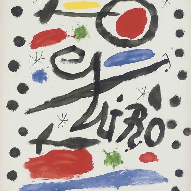 Joan Miró — Плакат для выставки "Жоан Миро. Сала Гаспар, Галерея Метро и Беларте", Барселона, 1964 (фото 355)