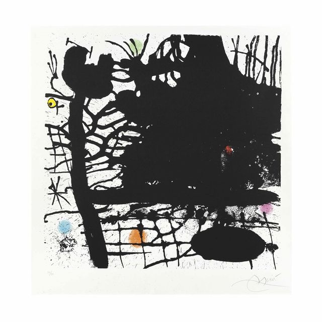 Joan Miró — Ночь с щупальцами