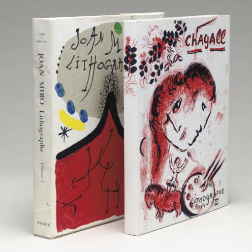 Joan Miró — Литография Жоана Миро [Том I] (M. 854-67; C. books 160); и литография Марка Шагала [Том III] (M. 577-78; C. books 77).