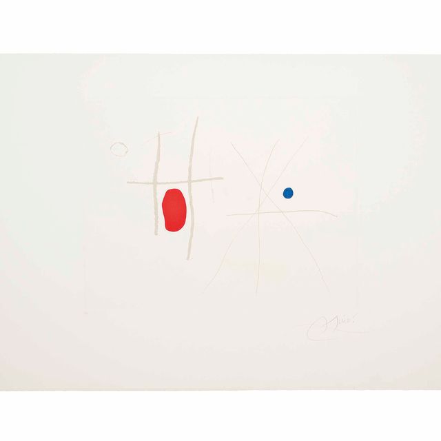 Joan Miró — Кантик-дель-Соль: Одна тарелка (Дюпен 865; смотрите книги Крамера 196)
