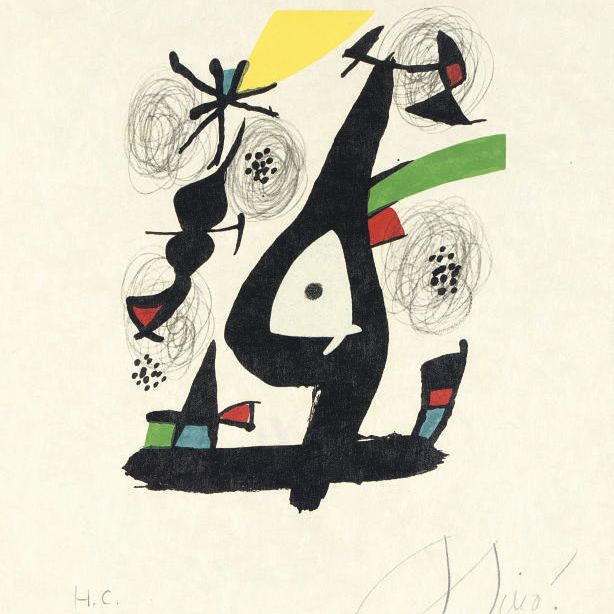 Joan Miró — Тарелка I от La Mélodie Acide (M. 1212)