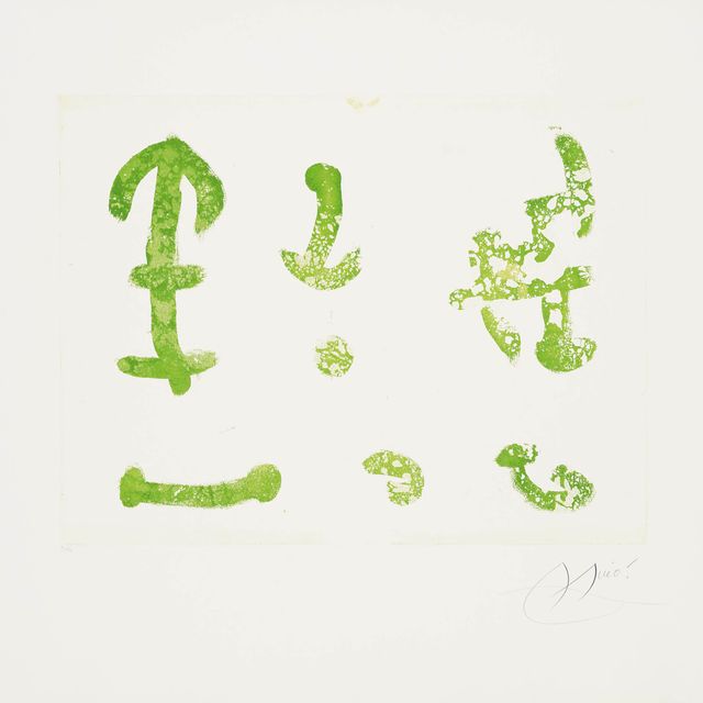 Joan Miró — Кантик-дель-Соль: Одна тарелка (D. 863; см. C. books 196)