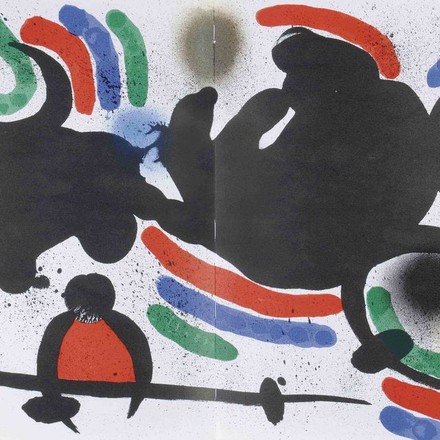 Joan Miró — Тома I-III литографий Жоана Миро, Мэг, Париж, 1972-77 (книги Крамера 160, 198 и 230)
