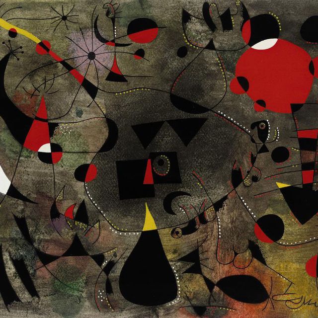 Joan Miró — Раненый персонаж из "Созвездий" (книги Кремера, 58)