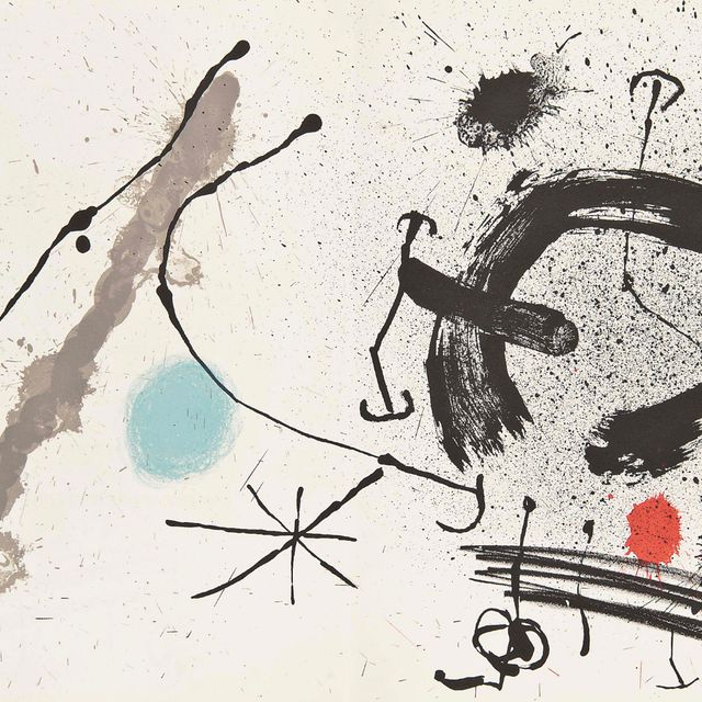 Joan Miró — Иван Голль, "Букет цветов для Нейлы", Фернан Мурло, Париж, 1967 (Мурло, 531-49); Cramer books, 115)