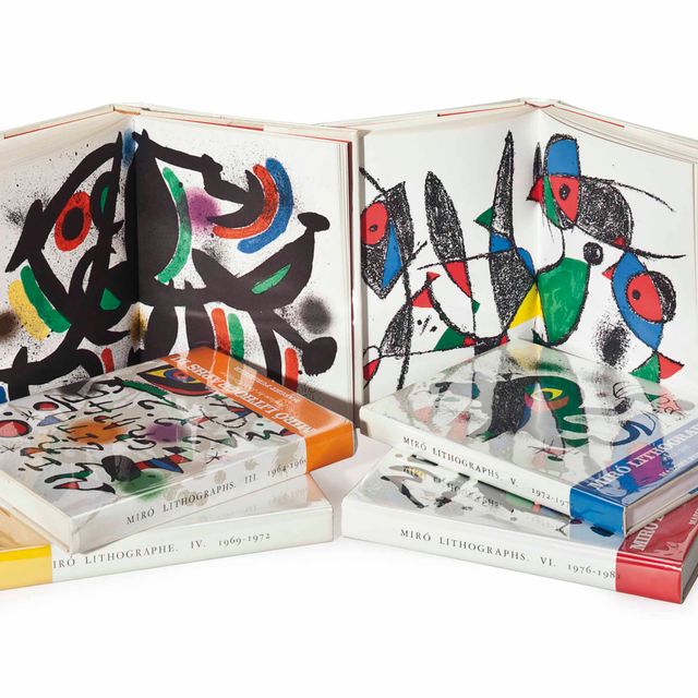 Joan Miró — Литография Миро I-VI, главный редактор, Париж, 1972-92