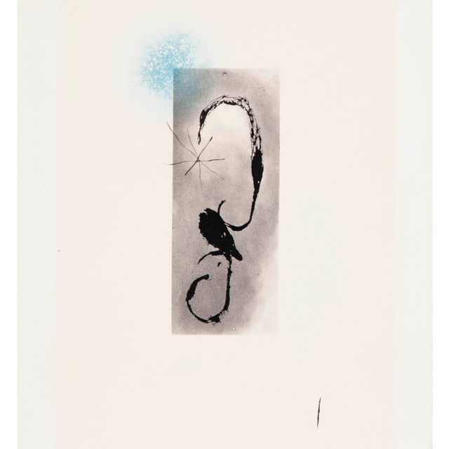 Joan Miró — Без солнца, в окружении звезд, в волшебной ночи: Одна тарелка (см. D. 41)