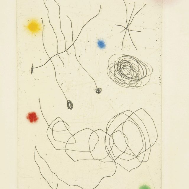 Joan Miró — Салат с карго по-французски (Dupin 388)