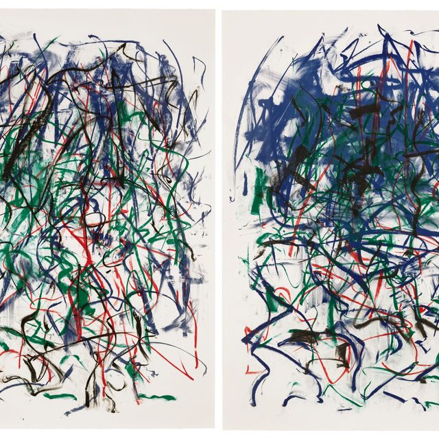 Joan Mitchell — Подсолнухи II, из серии Sunflower
