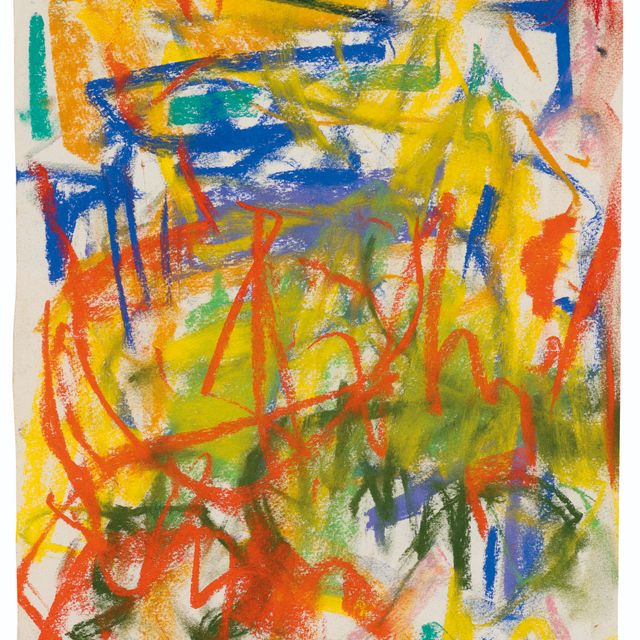 Joan Mitchell — Пастельный