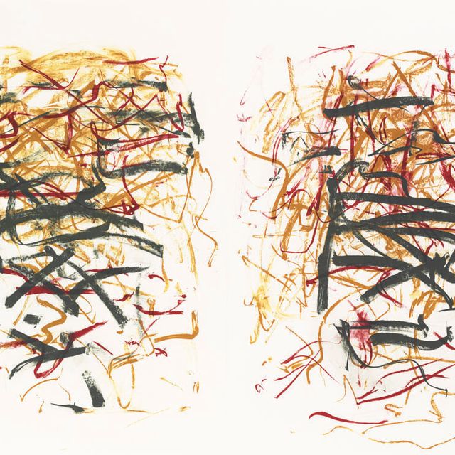 Joan Mitchell — Подсолнух III, из серии Sunflower
